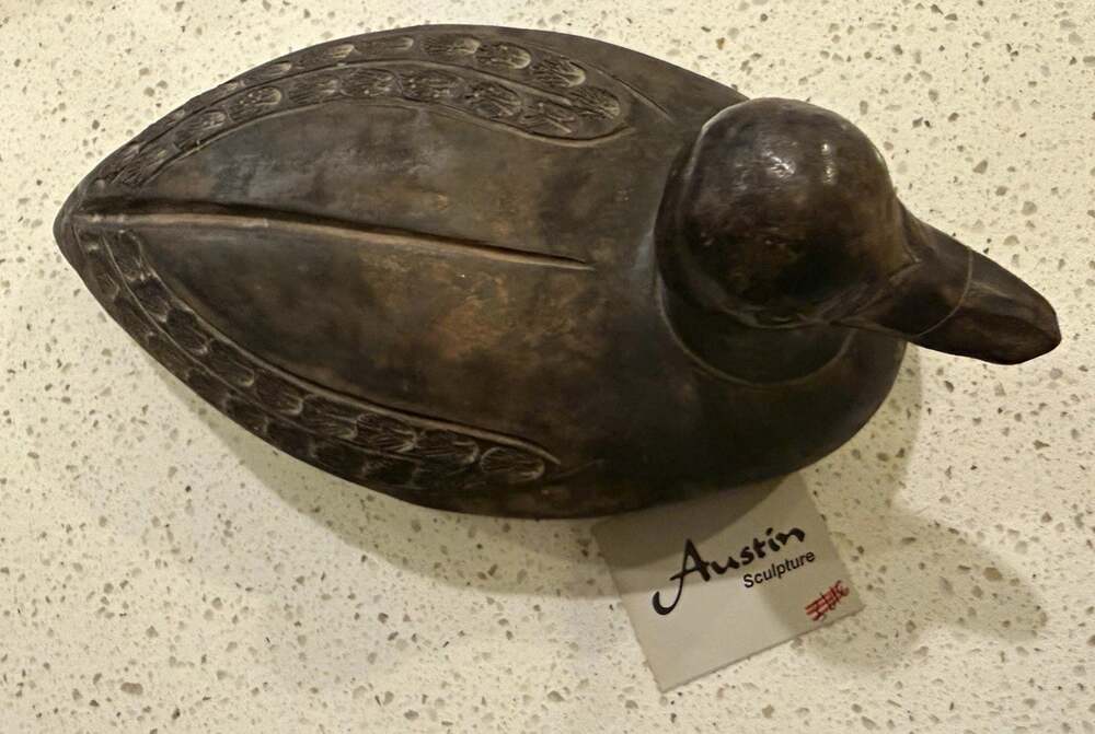 Vintage Austin Productions AP 3198 Duck Decoy Sculpture 1981 County Collection